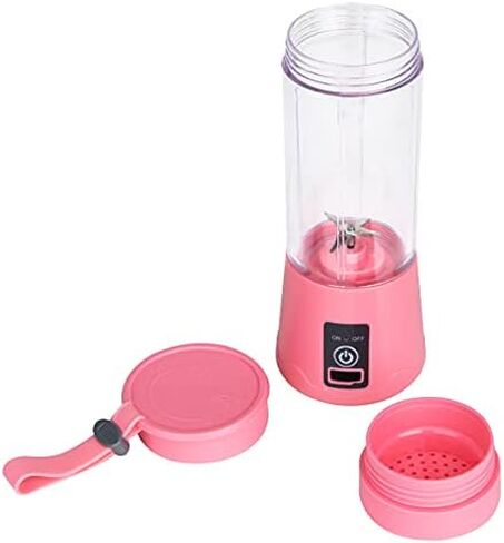 Mind Reader Blender, Rechargeable Personal Juicer, USB-Powered, Portable, Handheld, Smoothie, 3.125"L x 3.125"W x 9"H, Blue in Saudi Arabia