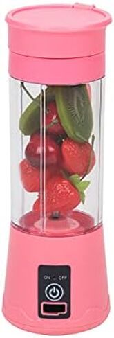 Mind Reader Blender, Rechargeable Personal Juicer, USB-Powered, Portable, Handheld, Smoothie, 3.125"L x 3.125"W x 9"H, Blue in Saudi Arabia