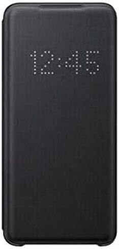 جراب Samsung Galaxy S20، جراب محفظة LED - أسود (نسخة الولايات المتحدة مع ضمان) (EF-NG980PBEGUS) in Kuwait