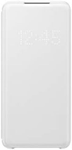 جراب Samsung Galaxy S20، غطاء محفظة LED - أبيض (إصدار أمريكي مع الضمان) in Kuwait