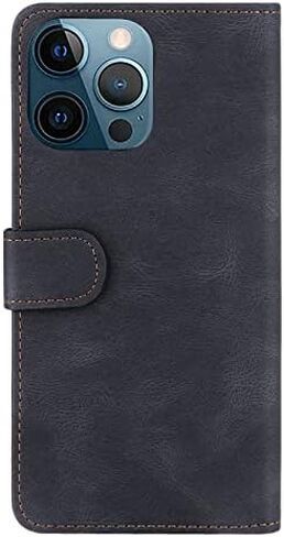 Yansguard Case for iPhone 13 Pro Max, Luxury Flip Wallet Style Phone Case with Card Holder for iPhone 13 Pro Max 5G (6.7" 2021 Release), Gray-B in Kuwait