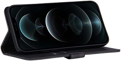 Yansguard Case for iPhone 13 Pro Max, Luxury Flip Wallet Style Phone Case with Card Holder for iPhone 13 Pro Max 5G (6.7" 2021 Release), Gray-B in Kuwait