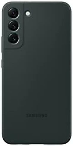 Samsung Galaxy S22+ Silicone Cover, Protective Phone Case, Soft, Sleek Protection, Slim Design, Matte Finish, US Version, Dark Green,EF-PS906TGEGUS in Saudi Arabia