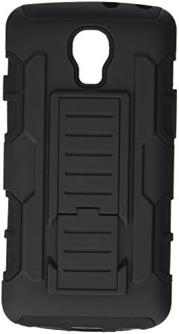 Asmyna Rubberized Armor Stand Protector Cover for LG LS740 (Volt) - Retail Packaging - Black in Kuwait