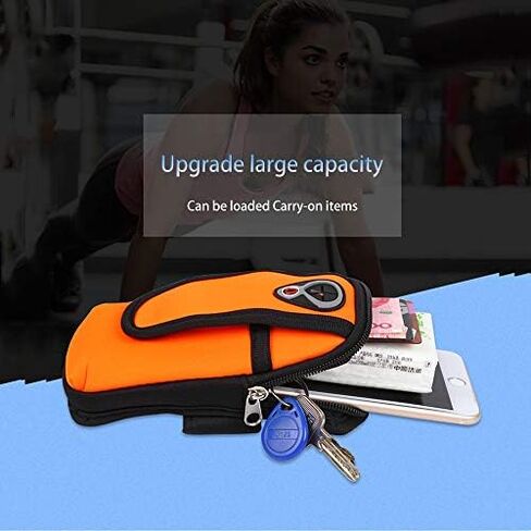 AINAAN Universal Running Armband, Arm Cell Phone Holder, Fitness and Gym Workouts, Compatible with All Regular Size Phones （Purple） in Kuwait