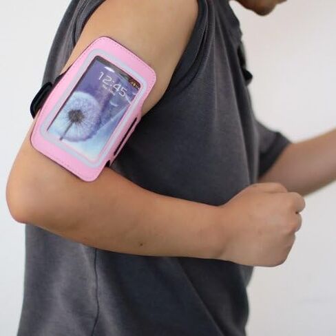 Black +Pink Running Sports Armband Case Cover for Samsung Galaxy S3 SIII I9300 in Saudi Arabia