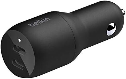 بلكن شاحن سيارة USB-C PD 36 واط (شاحن سيارة مزدوج 18 واط USB-C لتوصيل الطاقة لايفون 14 وسلسلة 13 وسامسونج وجوجل والمزيد) in Kuwait