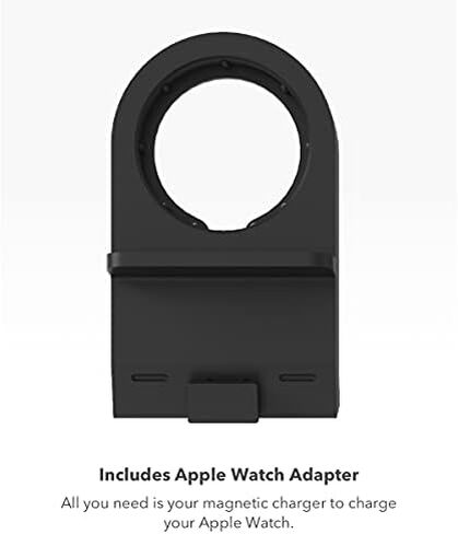 mophie Wireless Charging Stand+ Wireless Charging Stand and pad with USB-A Port. for AirPods, Apple Watch, iPhone, Samsung Galaxy, Qi-Enabled Devices in Saudi Arabia