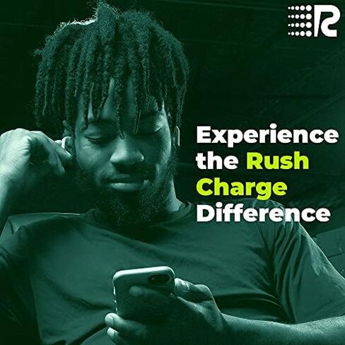 Rush Charge RCBUDS-L-G1-RSGD in-Ear True Wireless Stereo Bluetooth Lightning Rush Buds with Microphone and Portable Phone Charger (Rose Metallic) in Kuwait