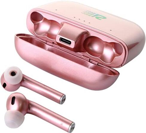 Rush Charge RCBUDS-L-G1-RSGD in-Ear True Wireless Stereo Bluetooth Lightning Rush Buds with Microphone and Portable Phone Charger (Rose Metallic) in Kuwait