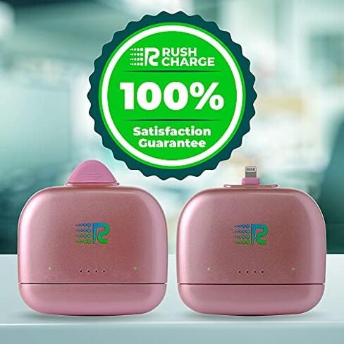 Rush Charge RCBUDS-L-G1-RSGD in-Ear True Wireless Stereo Bluetooth Lightning Rush Buds with Microphone and Portable Phone Charger (Rose Metallic) in Kuwait