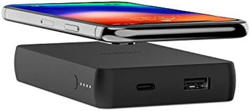 Mophie Charge Stream powerstation Wireless - Made for Qi Enabled Smartphones and Tablets (6,040mAh) - Black (401101514) in Saudi Arabia