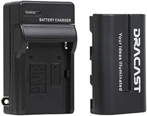 Dracast 1x NP-F 2200mAh Battery and 1 Charger Kit, Black in Saudi Arabia