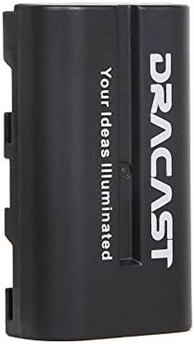 Dracast 1x NP-F 2200mAh Battery and 1 Charger Kit, Black in Saudi Arabia
