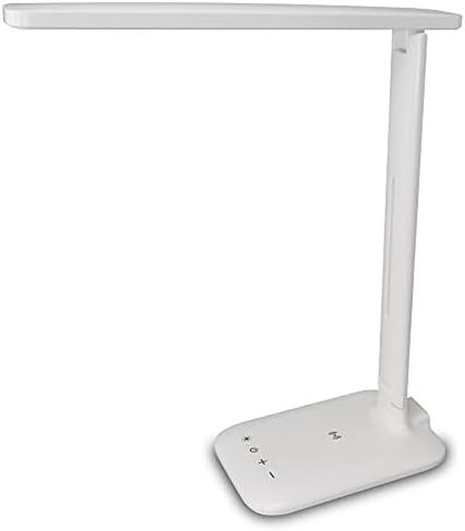 iLive LED Desk Lamp with Wireless Charging, USB Port, Foldable, White (IAQL300W) in Saudi Arabia