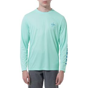 Guy Harvey Men's Long Sleeve Performance Sun Protection Shirt UPF 50+