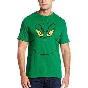 Dr. Seuss Grinch Face Adult T-Shirt in Saudi Arabia