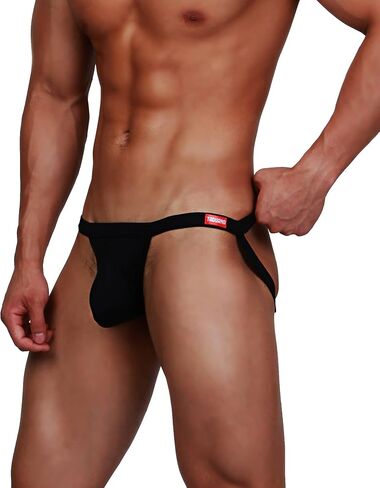 Men's Jockstraps Athletic Supporter Low Rise Sexy Sport Fashion Workout Gym Jocks Briefs Underwear in Kuwait