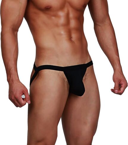 Men's Jockstraps Athletic Supporter Low Rise Sexy Sport Fashion Workout Gym Jocks Briefs Underwear in Kuwait