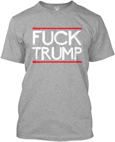 تي شيرت Haase Unlimited Fuck Trump - تي شيرت رجالي مناهض للحزب الجمهوري المحافظ in Kuwait