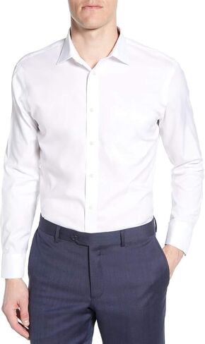 Dolce Roma - Men's Button Down Dress Shirt - Modern Fit - Solid Colors in Saudi Arabia