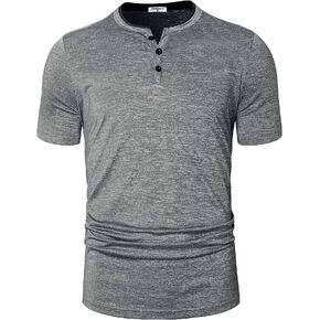 قمصان جولف رجالي بدون ياقة من Derminpro مقاس نحيف، قمصان رياضية رياضية سريعة الجفاف in Kuwait