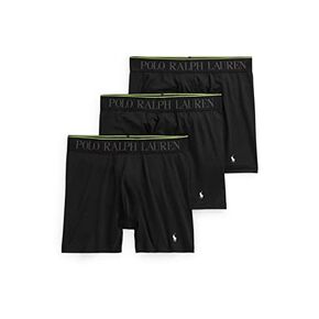 POLO RALPH LAUREN Men's 4D Flex Performance Air Boxer Briefs Regular and Long Leg 3-Pack in Kuwait