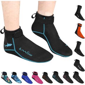 OMGear Water Socks Neoprene Socks Beach Booties 3mm 5mm Anti-Slip Wetsuit Footwear Fin Swim Sand Proof Socks in Kuwait