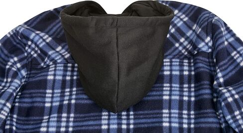 Men's Winter Plaid Sherpa Lined Flannel Shirt Jacket in Saudi Arabia