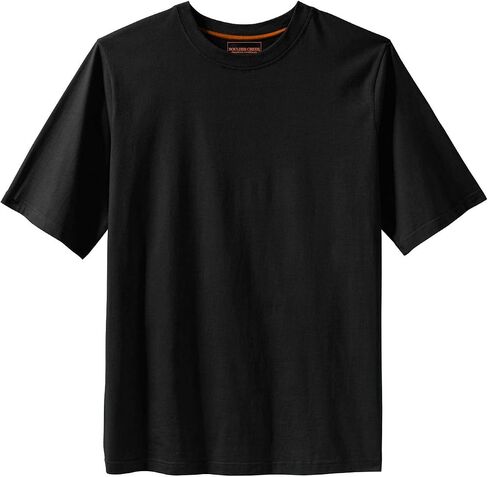 Boulder Creek by Kingsize Men's Big & Tall Heavyweight Jersey Crewneck T-Shirt in Kuwait