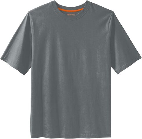 Boulder Creek by Kingsize Men's Big & Tall Heavyweight Jersey Crewneck T-Shirt in Kuwait