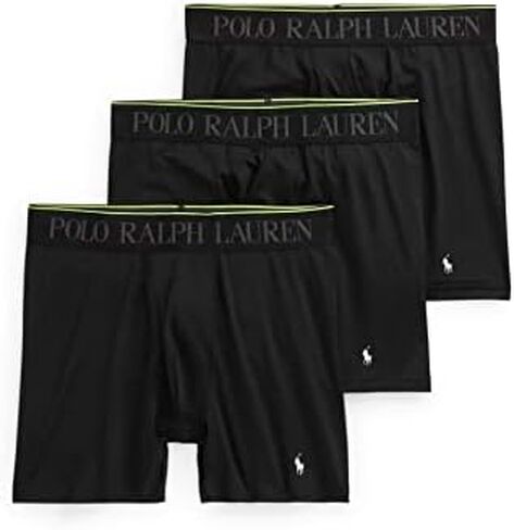 POLO RALPH LAUREN Men's 4D Flex Performance Air Boxer Briefs Regular and Long Leg 3-Pack in Kuwait