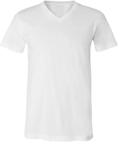 Joe's USA Men's Short Sleeve V-Neck Jersey T-Shirts in 37 Colors in Saudi Arabia