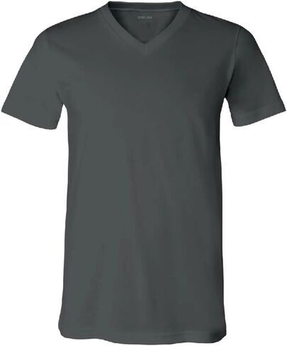 Joe's USA Men's Short Sleeve V-Neck Jersey T-Shirts in 37 Colors in Saudi Arabia
