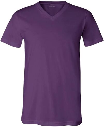 Joe's USA Men's Short Sleeve V-Neck Jersey T-Shirts in 37 Colors in Saudi Arabia
