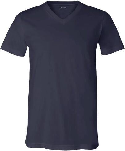 Joe's USA Men's Short Sleeve V-Neck Jersey T-Shirts in 37 Colors in Saudi Arabia