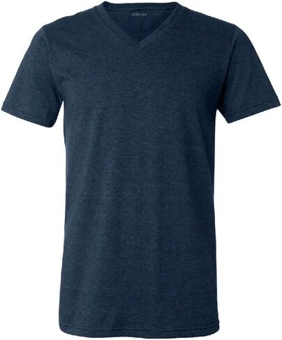 Joe's USA Men's Short Sleeve V-Neck Jersey T-Shirts in 37 Colors in Saudi Arabia