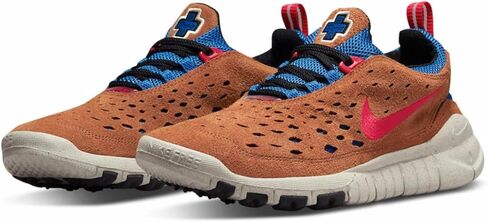 حذاء الجري Nike Free Run Trail CW5814-201 Dark Russet-Habanero Red للرجال - 8.5 US in Kuwait