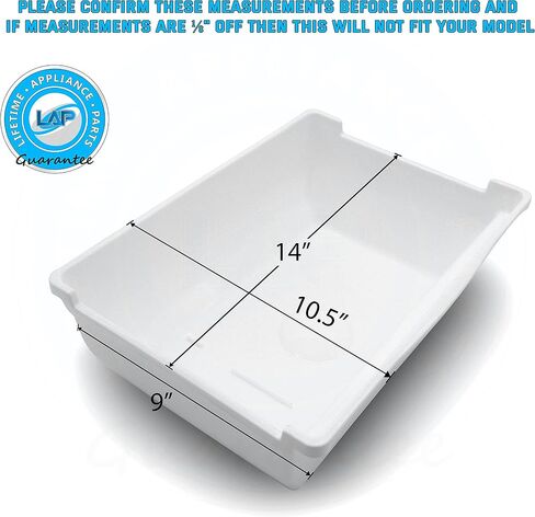 UPGRADED Lifetime Appliance DA61-05300A Ice Cube Container Bucket Tray Compatible with Samsung Refrigerator in Saudi Arabia