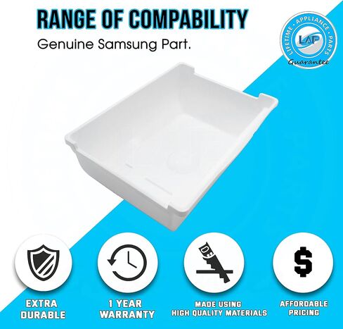 UPGRADED Lifetime Appliance DA61-05300A Ice Cube Container Bucket Tray Compatible with Samsung Refrigerator in Saudi Arabia