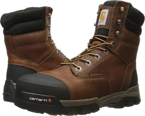 حذاء عمل Carhartt Ground Force 8 بوصات مقاوم للماء CME8355 للرجال صناعي in Saudi Arabia