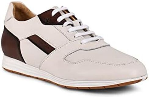 FRANCO CUADRA Men's Sneakers with Laces in Bovine Leather in Saudi Arabia