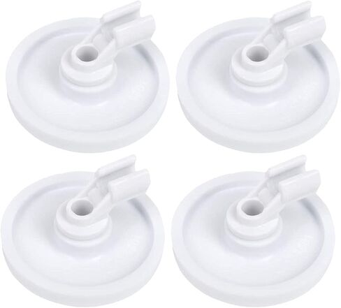 5300809640 154174501 Dishwasher Rack Wheels (4-Pack) by PartsBroz - Compatible Kenmore, Westinghouse, Frigidaire Lower Rack - Replaces AP2135554, AH452448, PS452448 - Upgraded Dishwasher Roller Wheels in Saudi Arabia