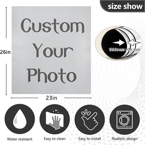 Naanle Dishwasher Magnet Cover Floral Irises Van Gogh Front Dishwasher Cover Magnetic Home Cabinet Decals Appliances Stickers Refrigerator Decorative 23" x 26" in Saudi Arabia
