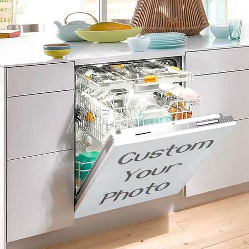Naanle Dishwasher Magnet Cover Floral Irises Van Gogh Front Dishwasher Cover Magnetic Home Cabinet Decals Appliances Stickers Refrigerator Decorative 23" x 26" in Saudi Arabia