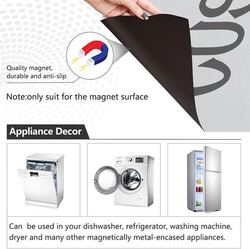 Naanle Dishwasher Magnet Cover Floral Irises Van Gogh Front Dishwasher Cover Magnetic Home Cabinet Decals Appliances Stickers Refrigerator Decorative 23" x 26" in Saudi Arabia