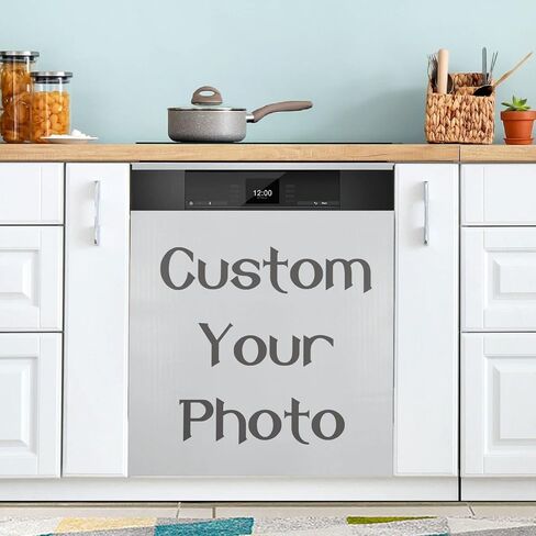 Naanle Dishwasher Magnet Cover Floral Irises Van Gogh Front Dishwasher Cover Magnetic Home Cabinet Decals Appliances Stickers Refrigerator Decorative 23" x 26" in Saudi Arabia