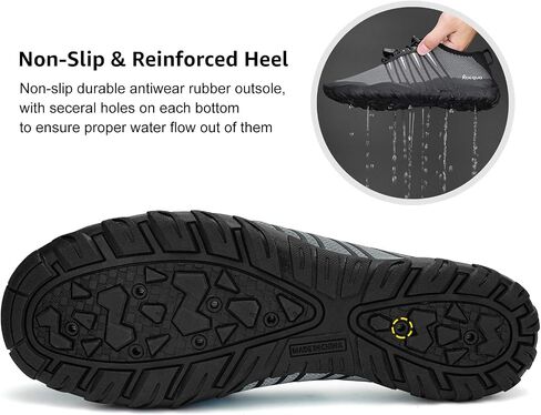 Racqua Water Shoes Quick Dry Barefoot Water Aqua Sport Beach Pool Swim Surf Diving for Men Women in Saudi Arabia