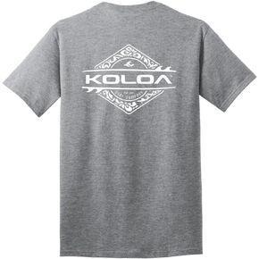 Koloa Surf Diamond Thruster Surfboards Logo Cotton T-Shirts in Reg, Big and Tall in Saudi Arabia