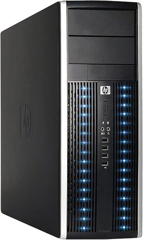 HP Custom Built RGB Lights PC Compaq Elite 8300 Tower Desktop Computer Intel Core i5-3470 3.20GHz 8GB RAM 512GB SSD, Windows 10, Keyboard & Mouse Wi-Fi (Renewed) in Saudi Arabia